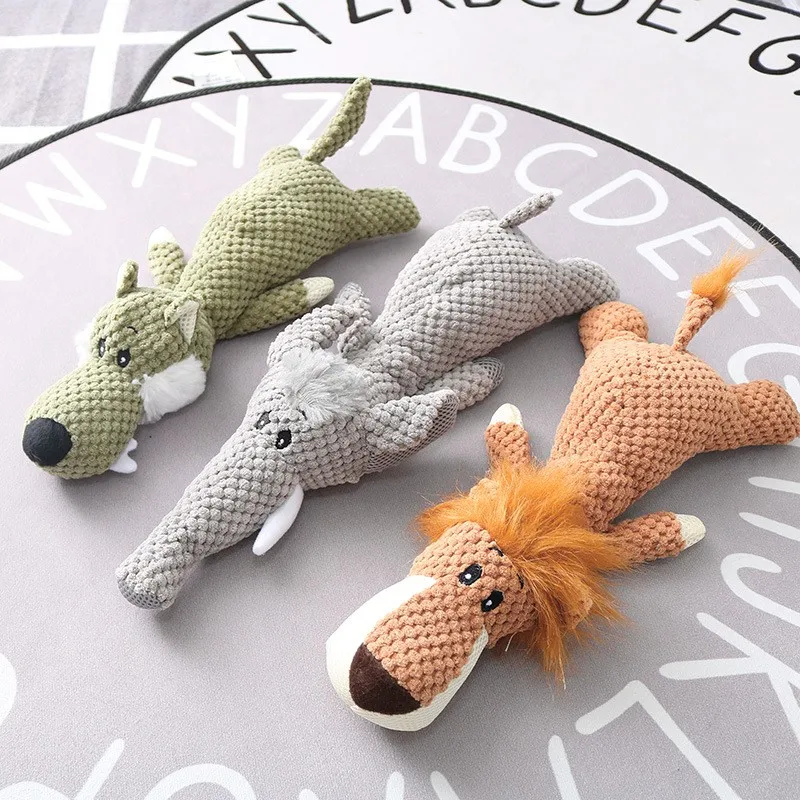 Corduroy Plush Sound Toy for Kids and Pets
