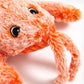 Interactive Pet Toy Crawfish Plush for Cats and Dogs