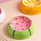 Small Ceramic Dog and Cat Bowl Fruit Edition Premium Pet Feeding Dish