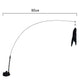 Cat Fishing Rod Toy with Suction Cup Interactive Cat Wand Teaser