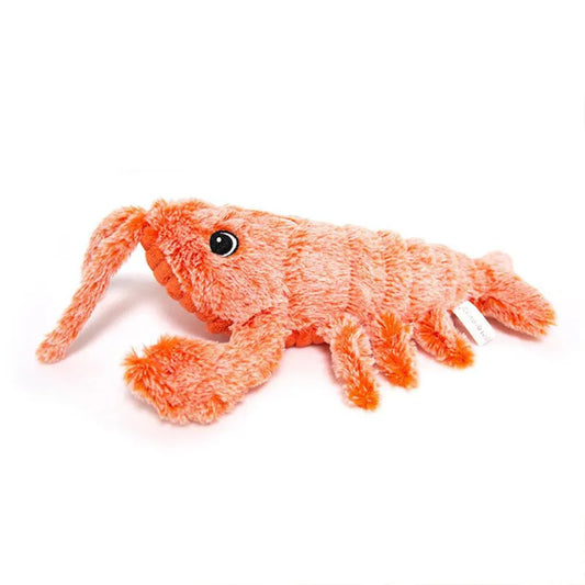 Interactive Pet Toy Crawfish Plush for Cats and Dogs