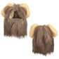 Cat Costume Lion Mane Wig for Cats Pet Dress Up