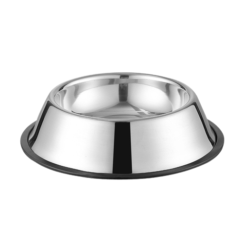 Stainless Steel Dog Bowl Pet Food Water Dish Durable Non Slip Pet Bowl