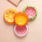 Small Ceramic Dog and Cat Bowl Fruit Edition Premium Pet Feeding Dish