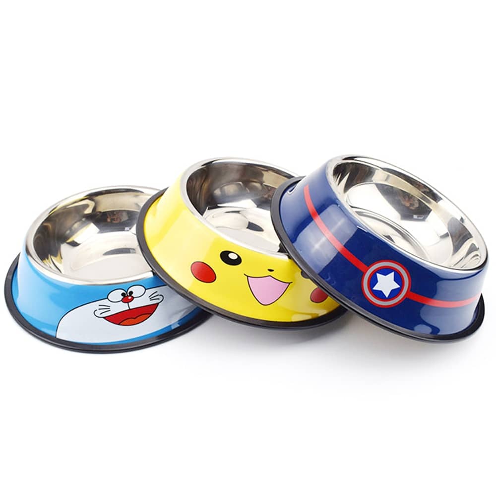 Pikachu Pet Bowl Dog Cat Food Dish