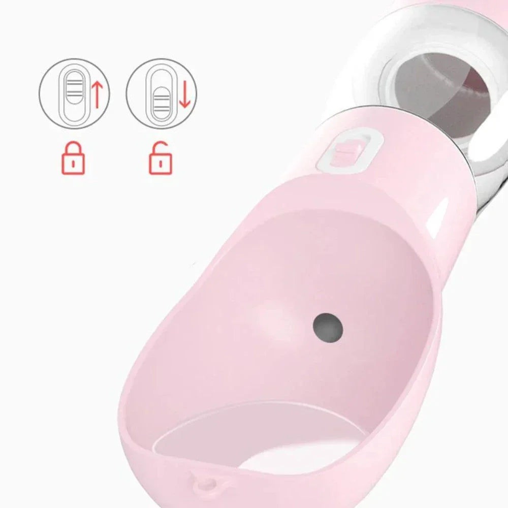 Cat Water Bottle Reusable Portable Pet Drinking Bottle for Cats