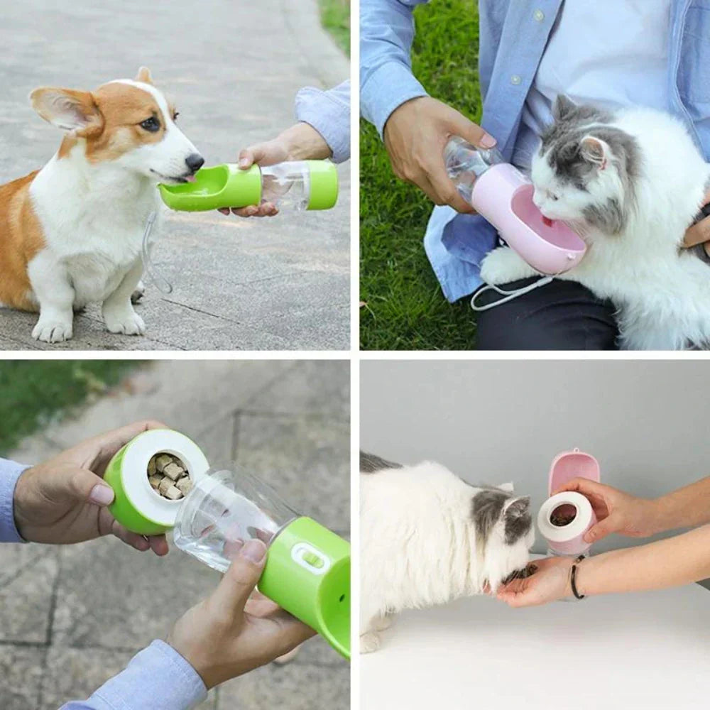Cat Water Bottle Reusable Portable Pet Drinking Bottle for Cats
