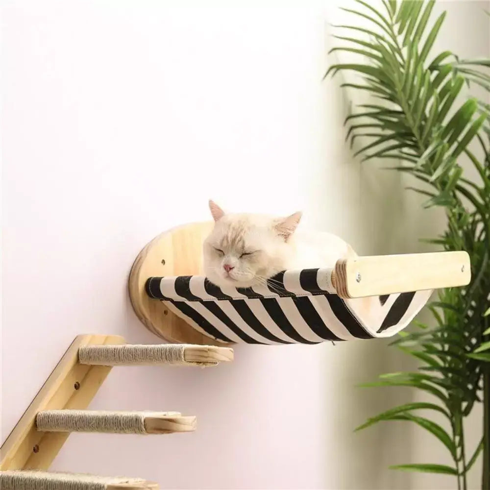 Wall Mounted Cat Hammock Comfortable Cat Resting Perch
