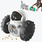 Astronaut Cat Food Dispenser Toy Interactive Treat Feeder for Cats and Dogs