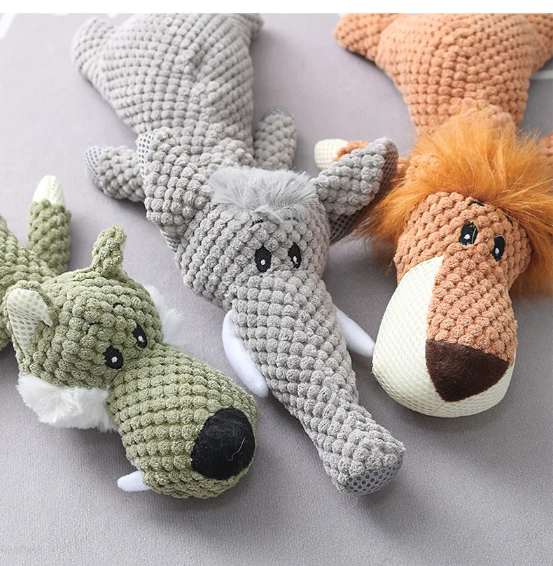 Corduroy Plush Sound Toy for Kids and Pets