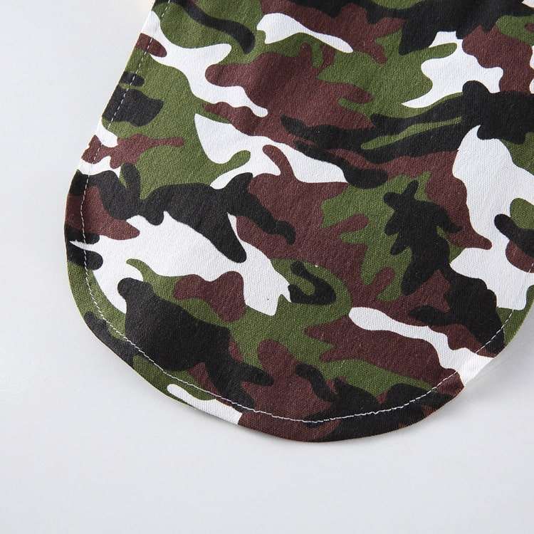 Military Costume for Cats and Dogs Pet Camouflage Outfit