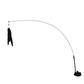 Cat Fishing Rod Toy with Suction Cup Interactive Cat Wand Teaser