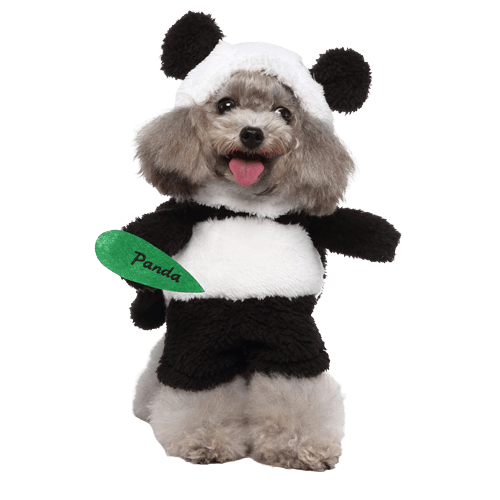 Pet Costume for Cats and Dogs Panda Outfit Plush Animal Costume for Pets