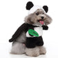 Pet Costume for Cats and Dogs Panda Outfit Plush Animal Costume for Pets