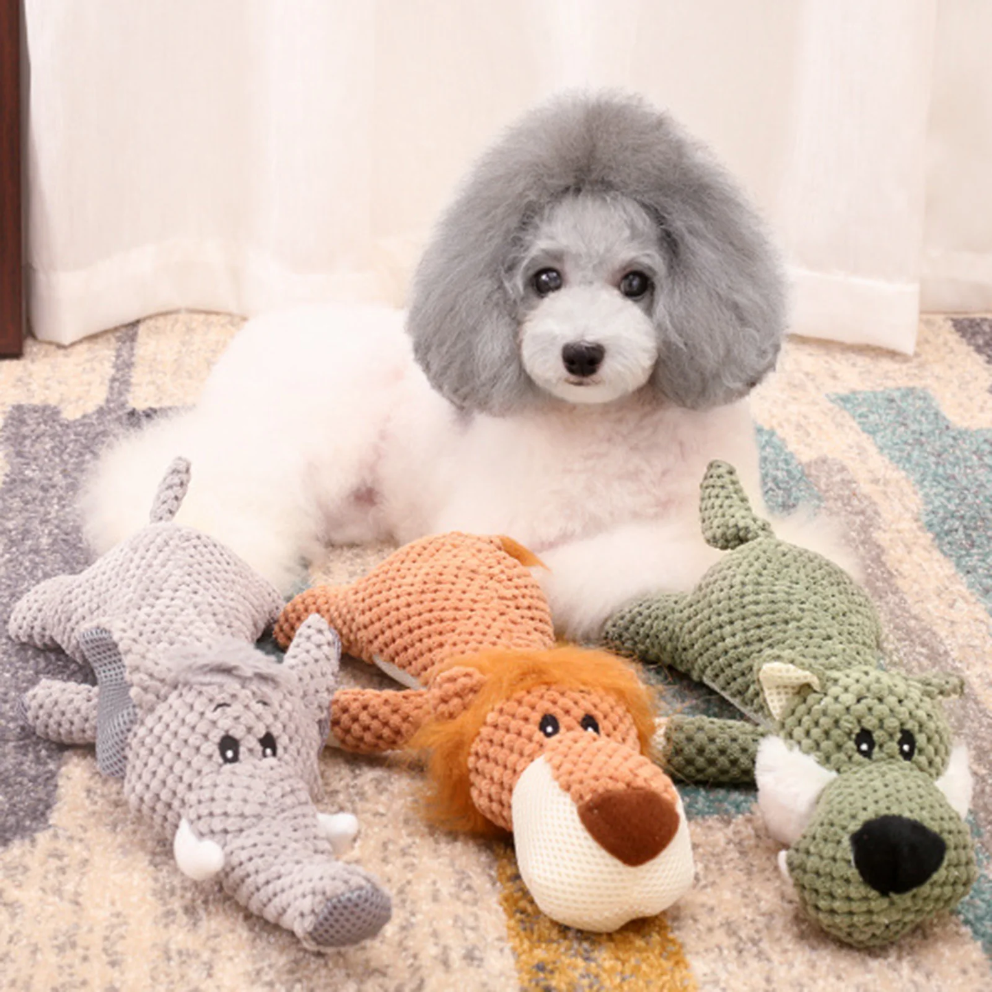 Corduroy Plush Sound Toy for Kids and Pets