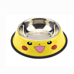 Pikachu Pet Bowl Dog Cat Food Dish