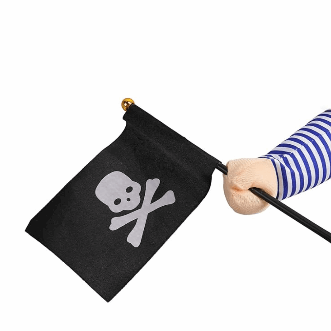 Pirate Costume for Cats and Dogs - Set of 2 Pet Outfits