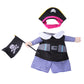 Pirate Costume for Cats and Dogs - Set of 2 Pet Outfits