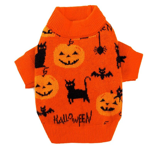 Halloween Sweater for Dogs and Cats Pet Costume Cozy Fall Apparel