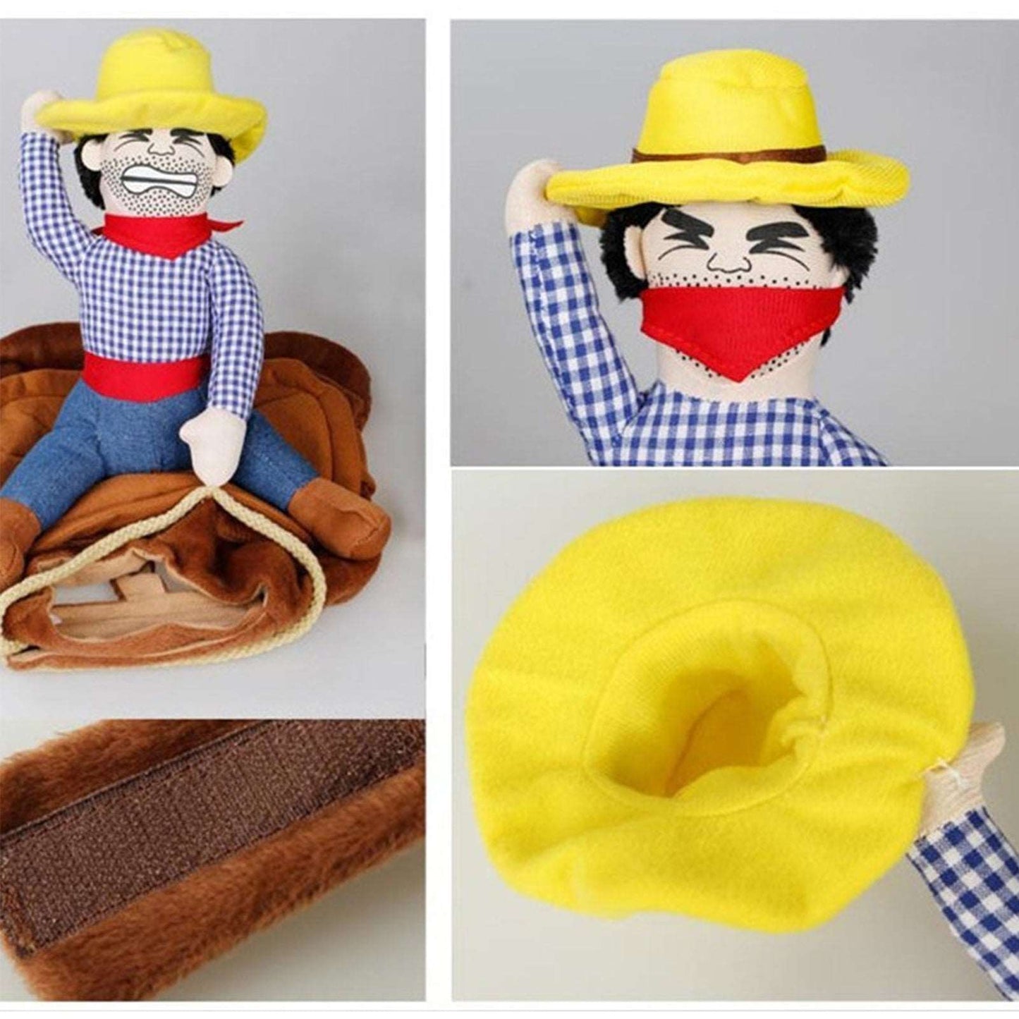 Pet Costume for Cats and Dogs Rodeo Outfit