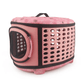 Semi-Rigid Pet Carrier Bag for Dogs and Cats Portable Travel Tote