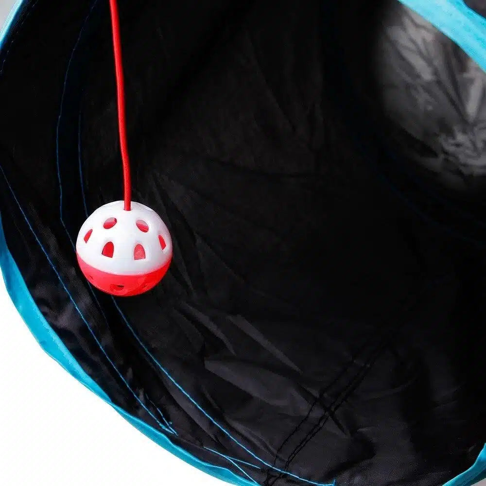 Cat Tunnel Interactive Play Toy Pet Hideaway for Cats Kitten