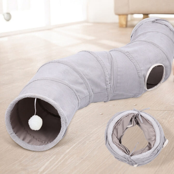 Large Cat Tunnel Play Toy Interactive Cat Tunnel for Cats