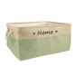Personalized Pet Storage Basket Customizable Organizer for Dogs and Cats